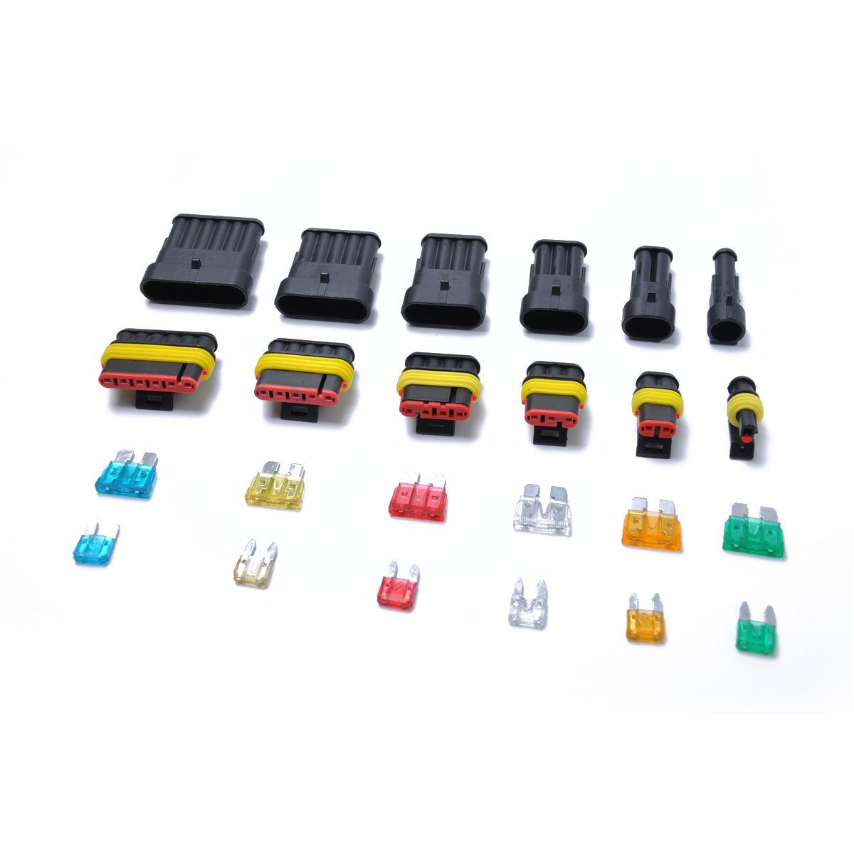 限定価格セール Winomo車electricワイヤコネクタセットコネクタ絶縁配線端子熱収縮クイックロックワイヤハーネスソケット B07bqp7rs7 最新情報 Test Itsl Be
