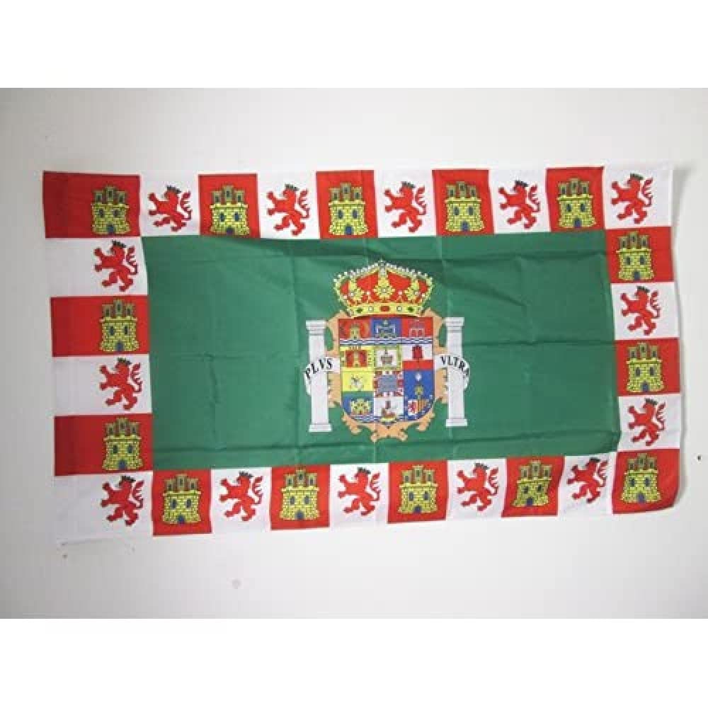 AZ FLAG - Province of Cádiz Flag - 3x5 Ft - Cadiz Banner with Sleeve - 100% Polyester - Fade Resistant - Vivid Colors - 3' x 5' Feet - 150x90 Cm