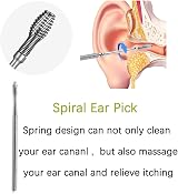 CCLKHY Ear Wax Removal Kit 6 Pcs Stainless Steel Ear Curettes with Storage Box view 3