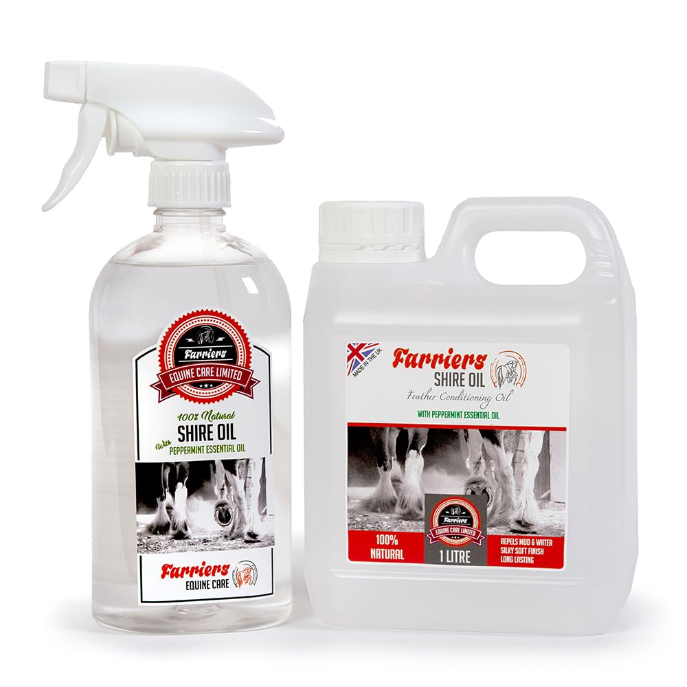 Farriers Equine Care Shire Oil Twin Pack for Horses