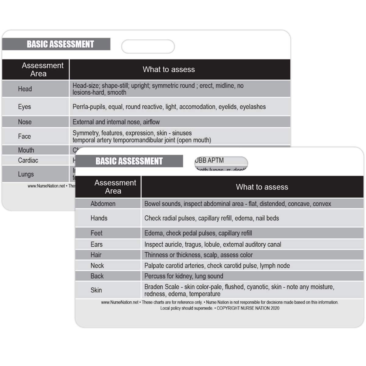 Basic Patient Assessment Reference Horizontal Badge