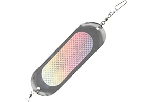 DNCG Fishing Flashers, 4.5In Fishing Dodger, Terminal Tackle & Accessories, 23g Fishing Lures with Lights for Freshwater, Trolling Salmon, Refer to description