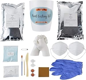 Hand Casting Kit with Masks, Gloves, Paints & Tools Included | Most Complete Hand Molding Kit Available | Casting Kit | Hand Casting | Hand Mold | Discovering DIY