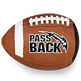 Passback Official Composite Football, Ages 14+, High School Training Football
