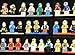 sfDisplay.com,LLC. 120+ Lego Men/Legos/Mini Figures Minifigures/Display Case Cabinet with 98% UV Protection (Black Finish)