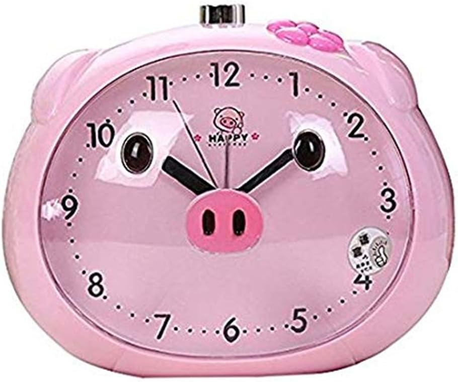 Cartoon Pig Desk Alarm Clocks Cute FrogShaped Pig Clock