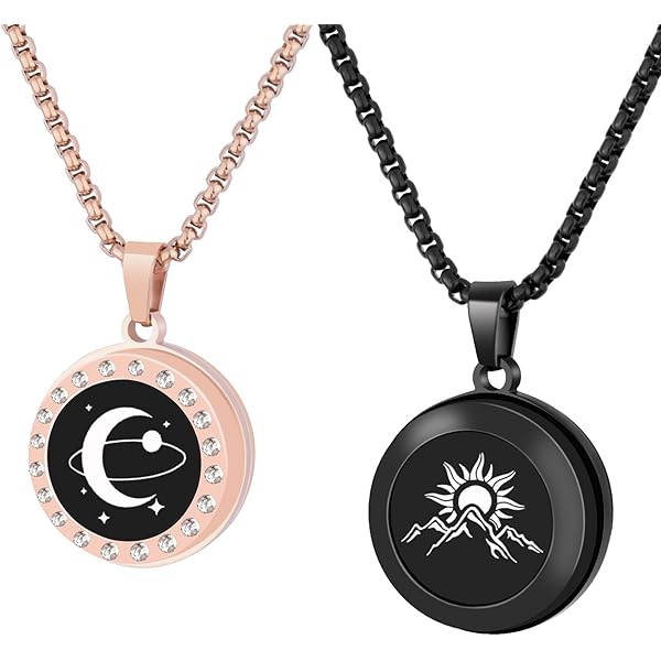 Amazon.com: Long Distance Touch Necklaces,Vibration & Light up Remote Smart Matching Couples Necklace for Couple Long Distance Relationship Girlfriend Boyfriend Valentine's Day Xmas Gifts Black Silver Jewelry Set: Clothing, Shoes & Jewelry Amazon.com: Long Distance Touch Necklaces,Vibration & Light up Remote Smart Matching Couples Necklace for Couple Long Distance Relationship Girlfriend Boyfriend Valentine's Day Xmas Gifts Black Silver Jewelry Set: Clothing, Shoes & Jewelry