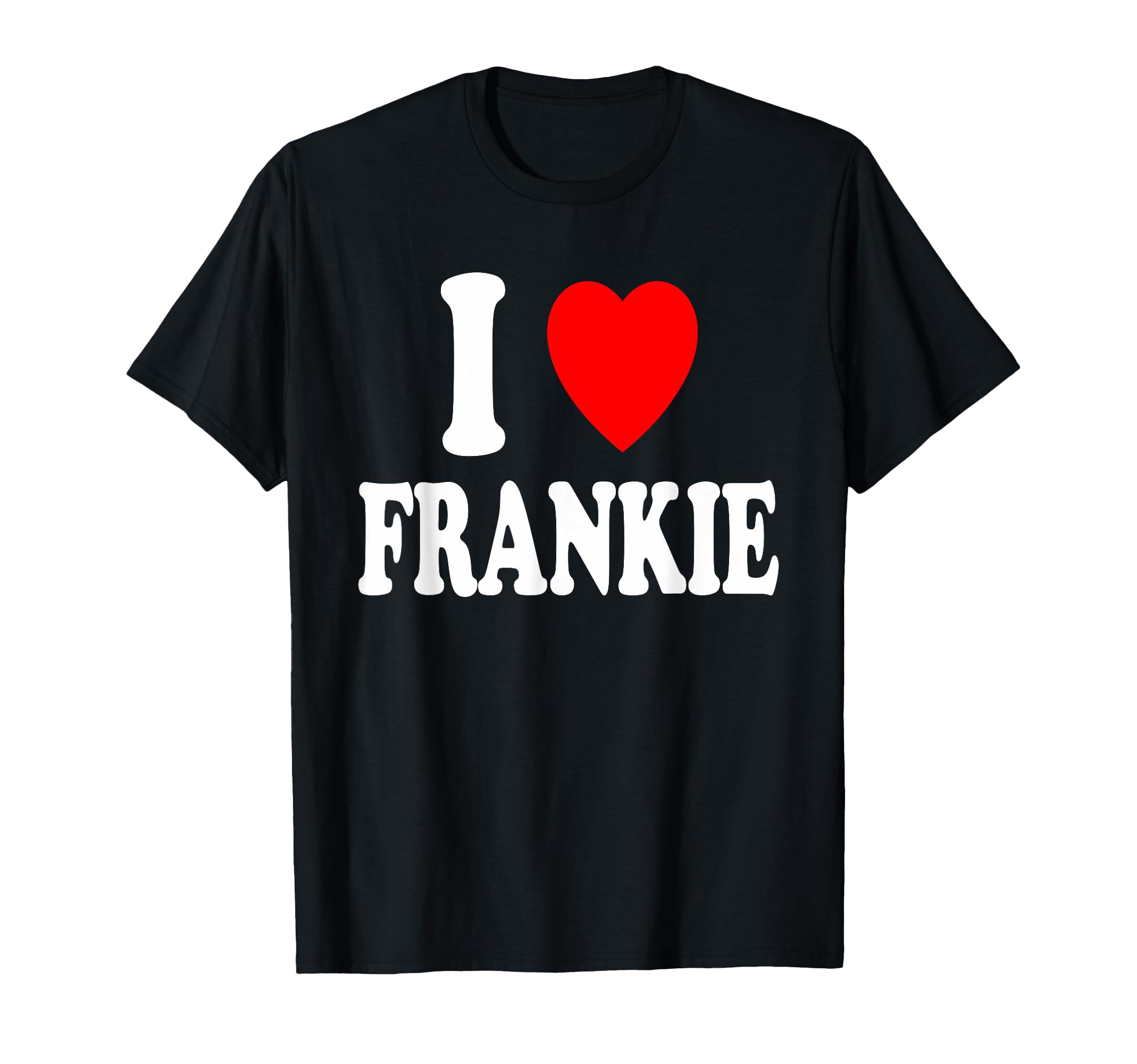 Photo 1 of *Minor Damaged* I Heart (Love) Frankie Cute Matching Couple Spouse T-Shirt Size: Men Large