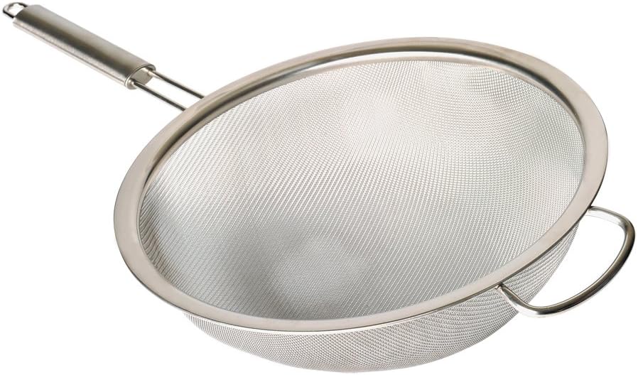 p!zazz 4010012 Strainer with Stainless Steel Oval Handle