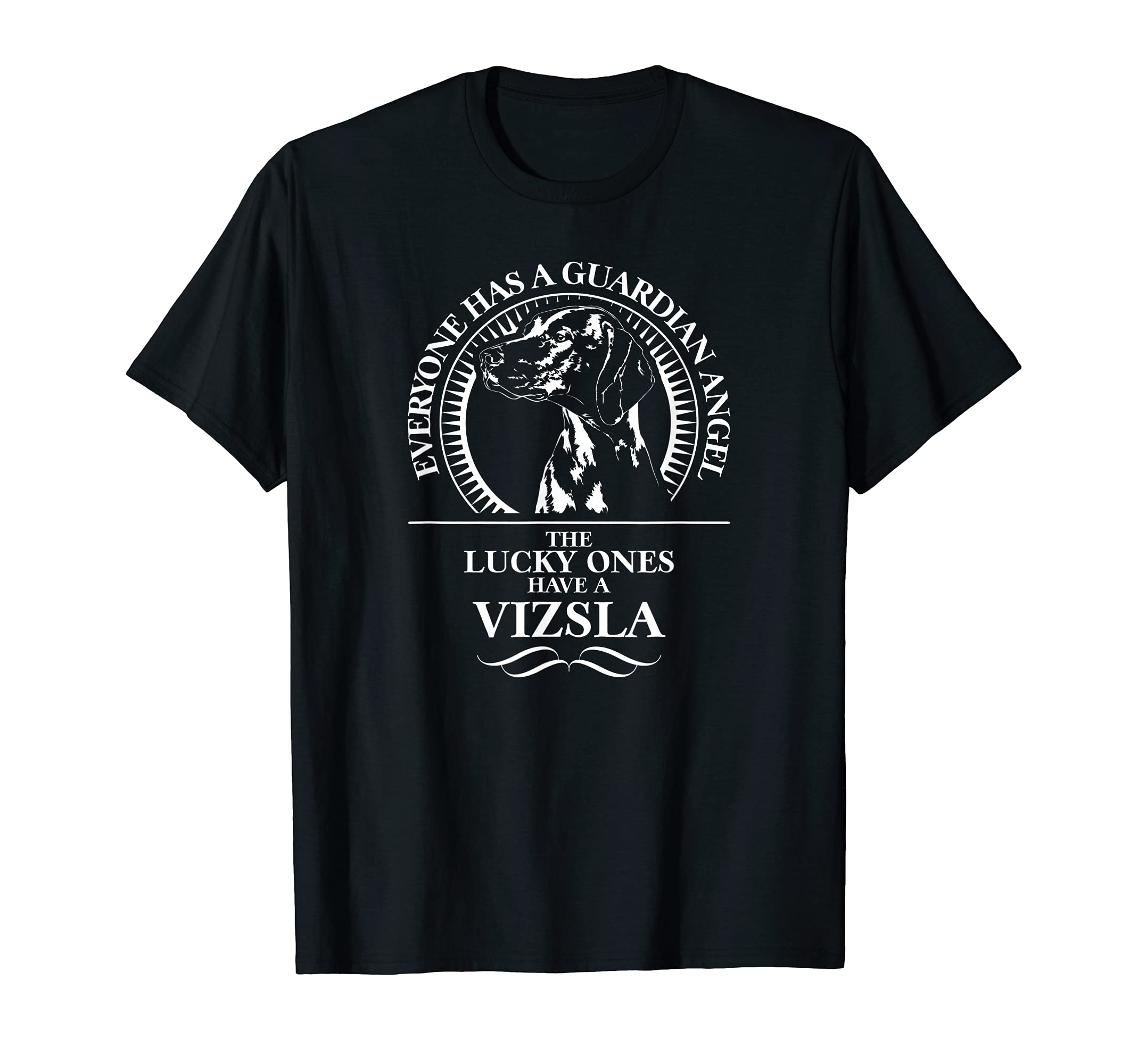 Proud Vizsla Guardian Angel dog saying T-Shirt