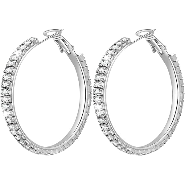 Amazon.com: 925 Sterling Silver Pave Set CZ Cubic Zirconia