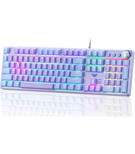 ⭐︎ALOB Amazon.com: AULA F108 PRO - Wireless Mechanical Keyboard