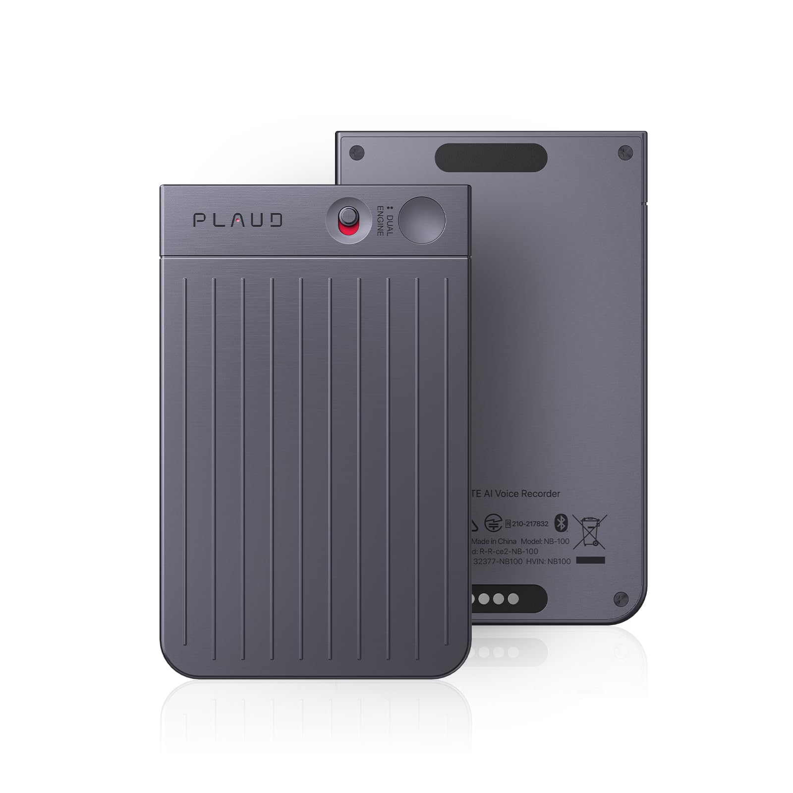 Plaud Note AI ボイスレコーダー ワンタッチ録音 文字起こし 先端LLMによる要約 ICレコーダー 携帯/PCアプリ連動 通常録音/通話録音モード 極薄 64GB大容量 発言者識別 音声インポート AI人声強化 議事録自動作成 マインドマップ 30時間連続使用 Bluetooth接続 iphone&Android対応 専用ケース付属 会議/授業/インタービューなどに適用 ブラック商品画像