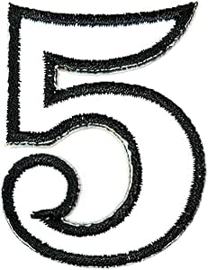 Amazon Com White Number Five No 5 Number 5 Arabic Number Patch Fashion Alphabet Letter Number 0 To 9 Embroidery Embroidered Iron On Patch For Adorning Your Clothes Jeans Hats Bags Jackets Shirts Or Amazon Com White Number Five No 5 Number 5 Arabic Number Patch Fashion Alphabet Letter Number 0 To 9 Embroidery Embroidered Iron On Patch For Adorning Your Clothes Jeans Hats Bags Jackets Shirts Or