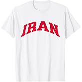 Iran College Style Sports Fan T-Shirt