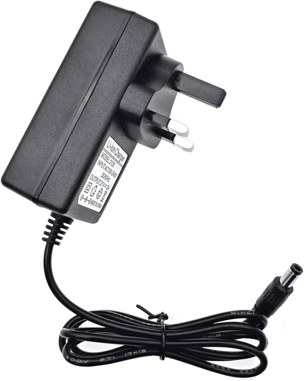 JZK 21V 42W 2A Power Supply Adapter with Indicator Cable 89cm 5.5x2.5mm