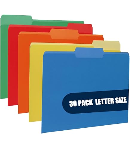 Dossiers Suspendus En Papier Kraft Flex - Lot De 5 | 220g 100% Recyclé | Fond V | Étiquettes Incluses