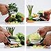 Clever Cutter 6 in 1 Kitchen Knife Stainless Steel Food Scissors with Cutting Board Built-in Slicer for Vegetables Fruits Chopper by Okazaki.