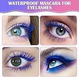 LOPHE 5D Silk Fiber Eyelash Mascara Blue Volume Waterproof Long-Lasting view 5
