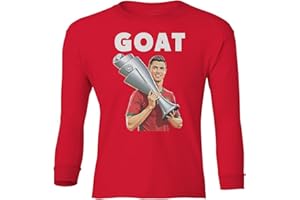 NENA & NENE Portugal Soccer Champions - Ronaldo Goat Tribute Youth Long Sleeve T-Shirt