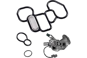 Ypoyney 3 PCS Oil Filter Adapter Gasket Kit, Head Gasket Oil Filter Adapter Gaskets, Spool Valve Filter Replace 15825-P8A-A01