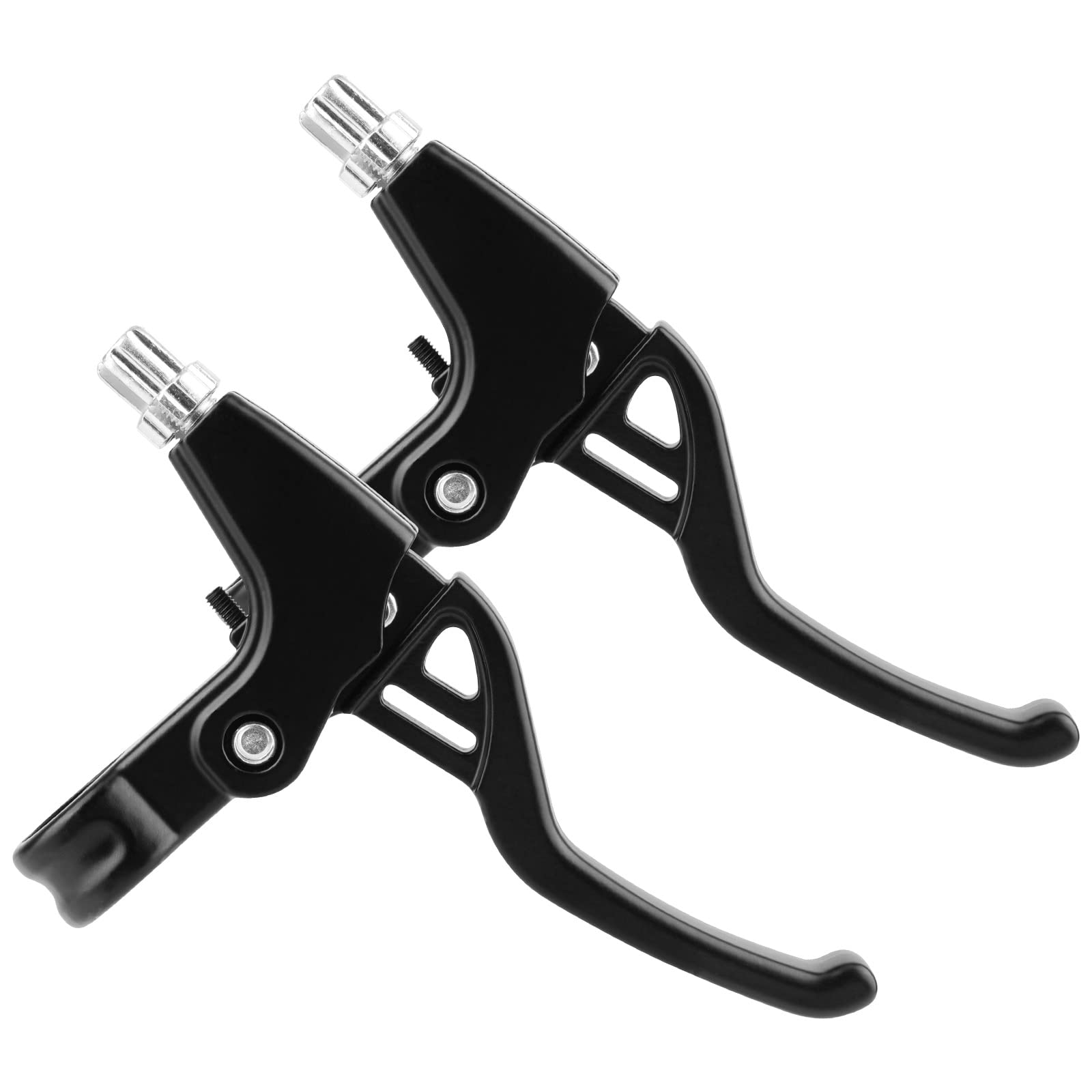 Jupsk Bike Brake Levers, Aluminum Alloy Handlebar Brake Levers 2.2cm Diameter for Most Bicycles