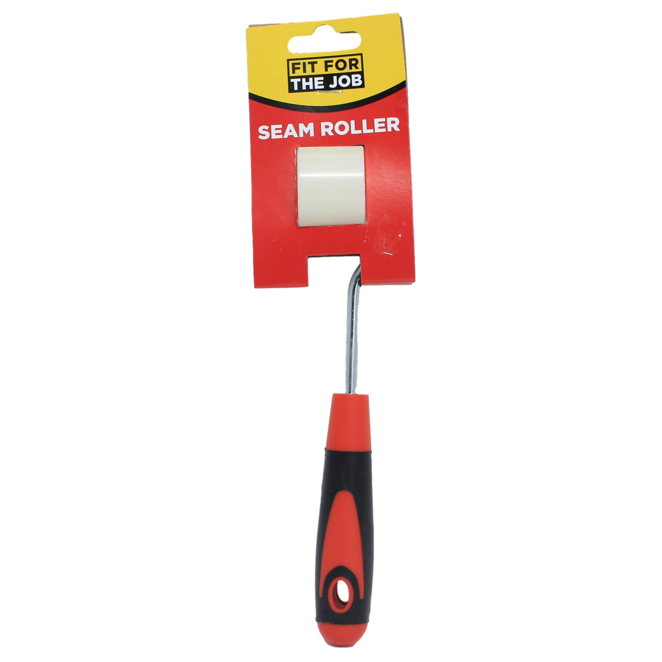 Fit For The Job Wallpaper Seam Roller for Smoothing and Pressing Wallpaper Edges Together with Ergonomic Easy Grip Handle and Soft Grip for Comfortable Working