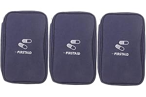 Lurrose 3pcs Medicine Bag Portable Large Medicine Bag for Travel Easy Access Organizer Case