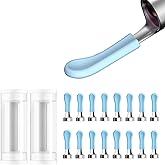 Bebird Replacement Tips Ear, 16 Pieces Waterproof Silicone Ear Spoon for Ear Wax Removal Endoscope, BEBIRD Original Ear Cleaner Tips Set for W3/R3/T15/X3/X17 PRO/D3Pro/T5/R1(Latest Version)