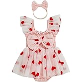 BeQeuewll Baby Girl St Patricks Day Outfit Newborn Smocked Romper Dress Spaghetti Straps Tutu Bodysuit Baby Outfits 0-18M