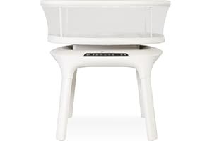 4moms MamaRoo Sleep Bassinet, Supports Baby's Sleep with Adjustable Features - 5 Motions, 5 Speeds, 4 Soothing Sounds and 2 Heights