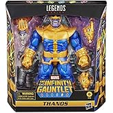 Marvel Hasbro Legends Series 6-inch Collectible Action Figure Thanos Toy, Premium Design and 3 Accessories , Blue