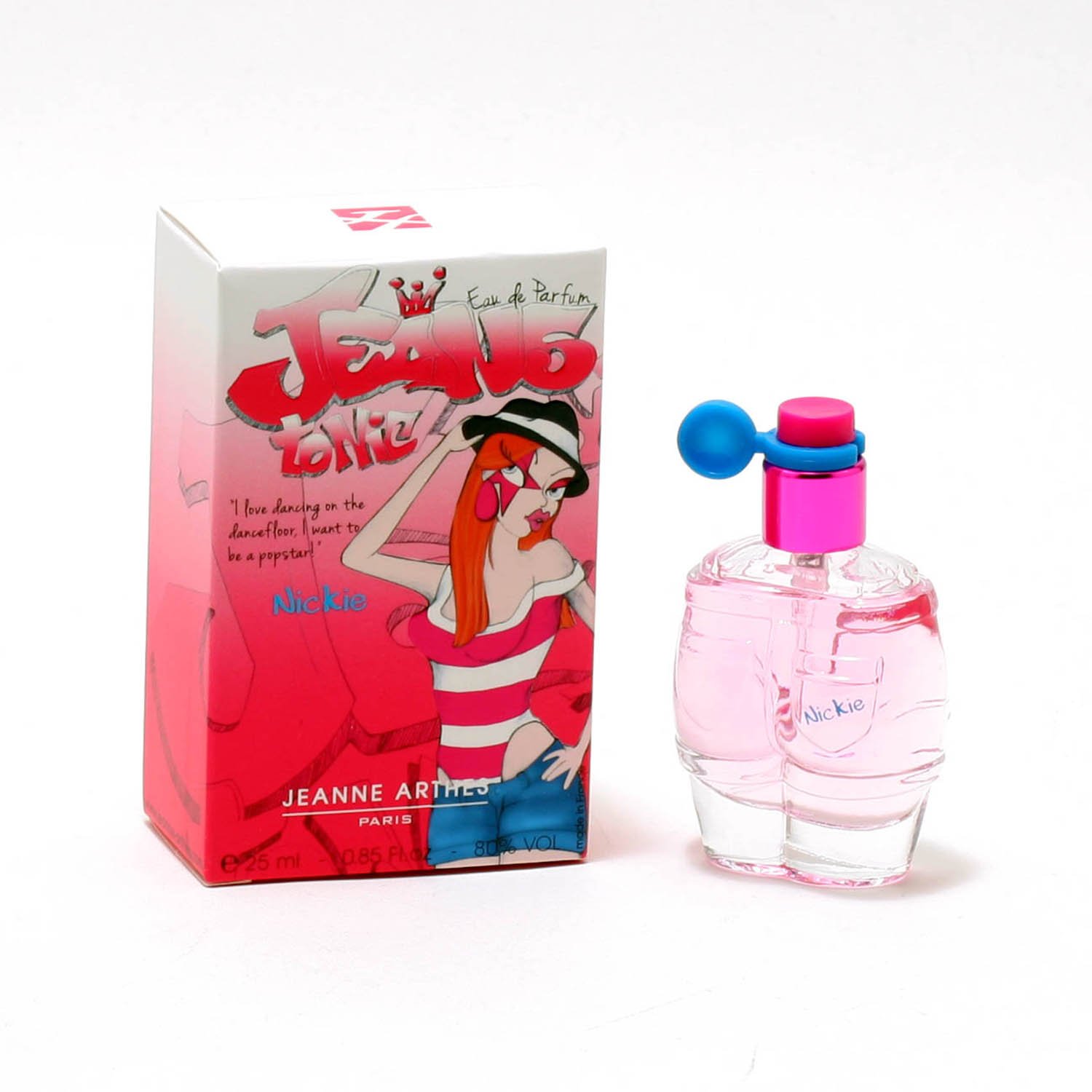 Jeans tonic nickie for women 0.85oz EDP spray by Jeanne Arthes (746480029154)