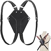 NBEADS Sword Back Holder, Black Sword Bag Sword Belt Adjustable Sword Frog and Back Case Medieval Belt for Cosplay Party Ninja Hero Cosplay Anime Costumes