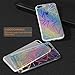 TIANLI for iPhone 8/7 Plus Case [Ultra Slim] Crystal Clear Colorful Lines Design Plastic Hard Back Thin Case Anti-Scratch Flexible Soft TPU Bumper Cover with Pattern,Triangle