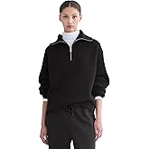 Everlane Womens Everlane The Half-Zip Sweater in Luxe Merino