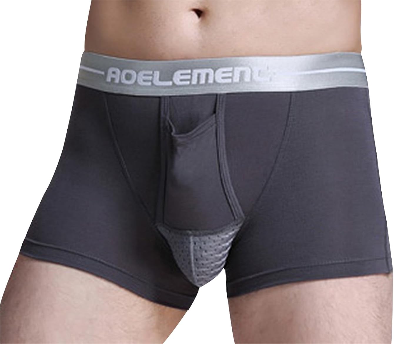 AOELEMENT Men's Underwear Modal Breathable Trunks Clothing