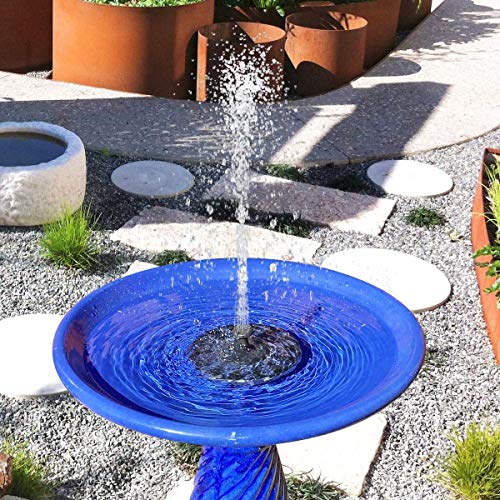 Solar Bird Bath Fountain, Small Solar Powered Bubbler Sprayer Kit,Free