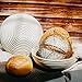 RABA Proofing Baskets 9.5’ Round Bread Made By Natural Rattan, Beige For Home Bakers And Bread Making