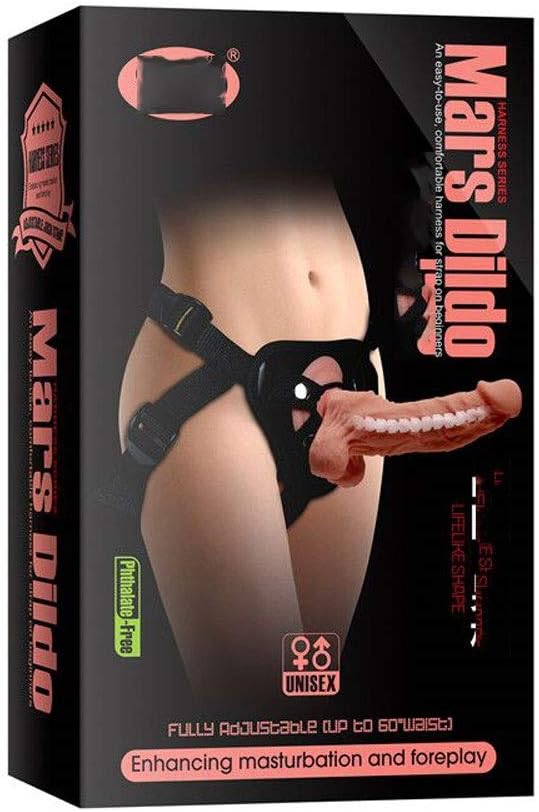 Supernumerary Immense 8in SträpOň Sträp Härnéss for Women Beginner Flesh *Wljcinsu