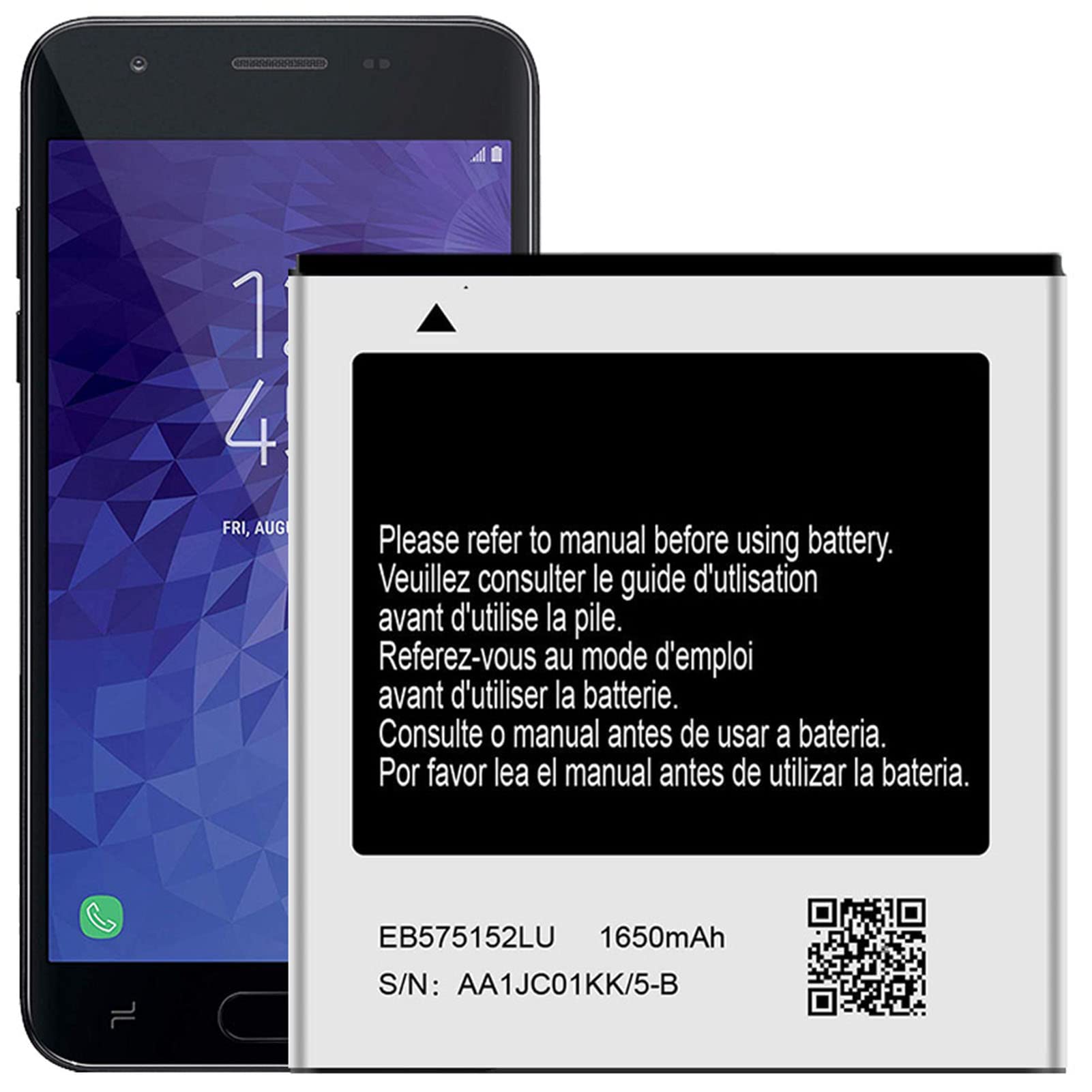 DDONG for Samsung Galaxy S SGH-T959V Replacement Battery EB575152LU EB575152YZ EB575152LA