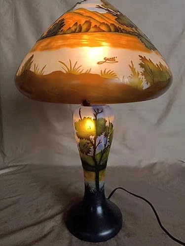 Amazon Co Jp Df005 アールヌーボーランプ エミール ガレ ドーム ナンシー ナイトスタンド アンティーク家具 テーブルランプ 西洋美術 303 ホビー