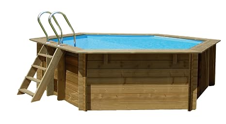 Gre 790083 Piscina Con Bordi Piscina Ottagonale 8700l Blu