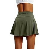 LXNMGO Women's High Waist Pleated Tennis Skirt with 4 Pockets Lightweight Athletic Golf Skorts Skirts for Running Workout