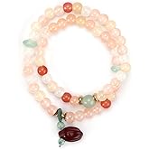 JFJXLM Bead Bracelet for Women Elegant Double Layer Beads Bracelet Colorful Tassel Pendant Stretch Bracelets Dainty Adjustable Stacking Bracelets Fashion Trendy Jewelry Christmas Birthday Gifts