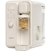 Joydeem Instant Hot & Cold Water Dispenser, Automatic Tea & Coffee Brewer, Adjustable Temperature and Volume, BPA Free, 3.5L 