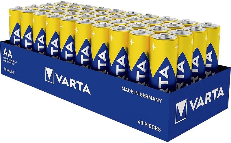 Pilas AA, Pack de 40, Longlife Power, alcalinas
