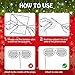 dizaul 2019 Christmas Photo Booth Props – 42 Pack DIY Xmas Photography Decorations - Funny Selfie and Photo Prop Pack for Christmas and New Year Party – Winter Holidays Supplies for Kids and Adults