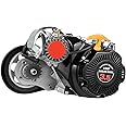 AHULIN 100CC Motorized Bicycle Kit Bike Engine Kit Single Cylinder Air Cooling 4-Stroke 3HP Gas Petrol Motorized Bike Engine Scooter for Beach Bikes with Large Triangular Frame Space