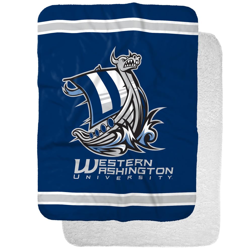 Western Washington University Primary Logo Stripes